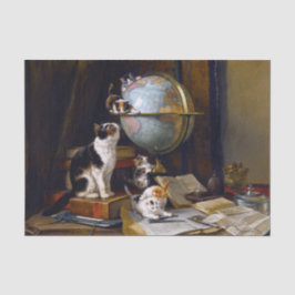 Kat & Kittens · Henriette Ronner-Knip (1821-1909) Tissuepapier