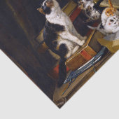 Kat & Kittens · Henriette Ronner-Knip (1821-1909) Tissuepapier (Detail)