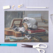 Kat & Kittens · Henriette Ronner-Knip (1821-1909) Tissuepapier (Craft)