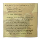 Kat Kiwi Glazed Cornish Hens Recipe Tegeltje (Voorkant)