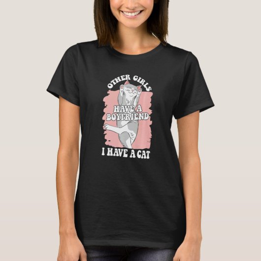 Kat Kleintje Poes T-shirt (Voorkant)