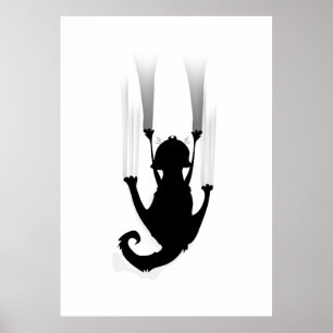 Kat klimmen poster