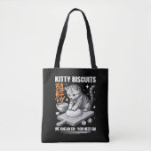 Kat Kneeddeeg Bakker Kitty Biscuits Wij Kneed Em J Tote Bag (Voorkant)