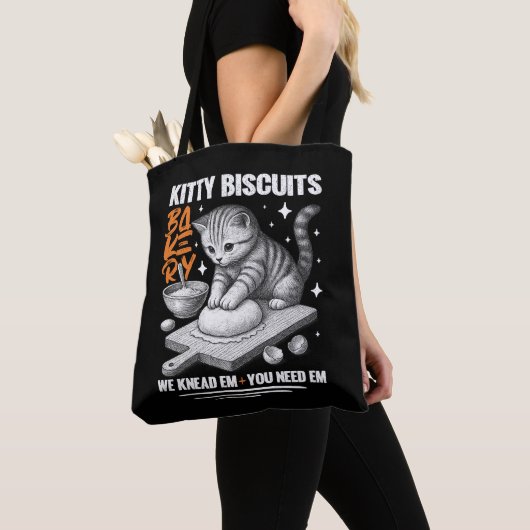 Kat Kneeddeeg Bakker Kitty Biscuits Wij Kneed Em J Tote Bag (Dichtbij)