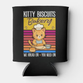 Kat Kneedt Bakkerij Kitty Biscuit We Kneed Ze Jou Blikjeskoeler (Voorkant)