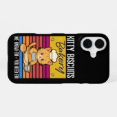 Kat Kneedt Bakkerij Kitty Biscuits Wij Kneedden Ze iPhone 16 Hoesje (Achterkant horizontaal)