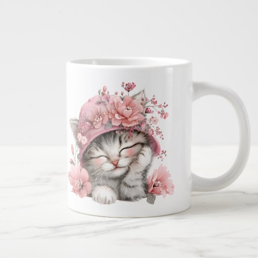 Kat Knik Grote Koffiekop (Rechts)
