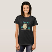 Kat Knitting omdat de moord verkeerd is.. T-shirt (Voorkant volledig)