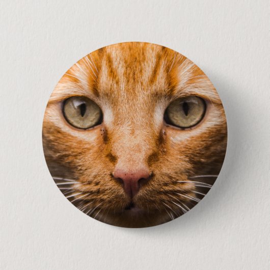 Kat-knoppen ophouden ronde button 5,7 cm (Voorkant)