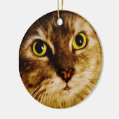 KAT KNOPTE VLAK KERAMISCH ORNAMENT (Links)