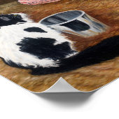 Kat, Koe en kalf Poster (Hoek)