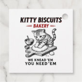 Kat koekjes bakkerij bedankjes labels (Achterkant)