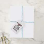 Kat koekjes bakkerij cadeaulabel (Met Touw)
