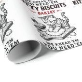 Kat koekjes bakkerij cadeaupapier (Rol Hoek)