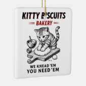 Kat koekjes bakkerij keramisch ornament (Rechts)