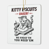 Kat koekjes bakkerij keramisch ornament (Links)