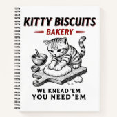 Kat koekjes bakkerij notitieboek (Voorkant)