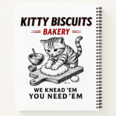 Kat koekjes bakkerij notitieboek (Achterkant)