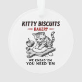 Kat koekjes bakkerij ornament (achterkant)
