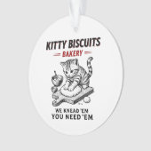 Kat koekjes bakkerij ornament (voorkant)