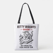 Kat koekjes bakkerij tote bag (Achterkant)