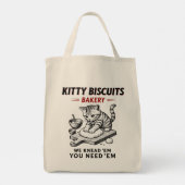Kat koekjes bakkerij tote bag (Achterkant)