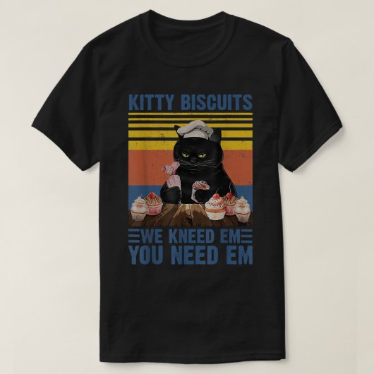 Kat koekjes die je nodig hebt t-shirt (Design voorkant)