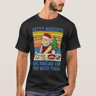 Kat koekjes kerstcadeautjes bakken t-shirt