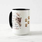 Kat & Koffie Comfort Mok – Herfstvibes | knusse ka (Voorkant links)