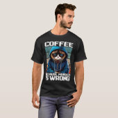 Kat Koffie Ik Koffie omdat moord verkeerd is Tank (Voorkant volledig)