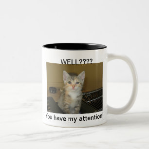 Kat Koffie-Mok Tweekleurige Koffiemok