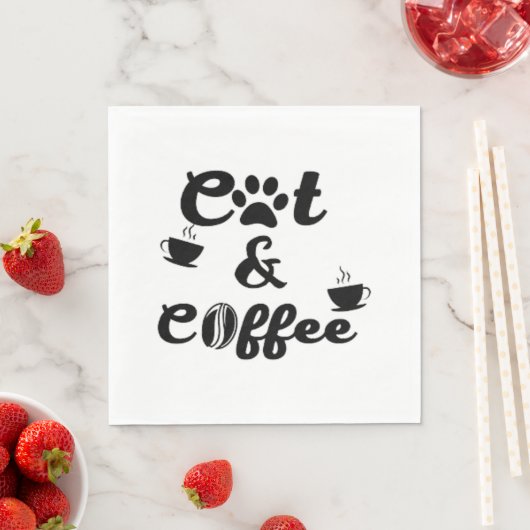 Kat koffie servet (Insitu)