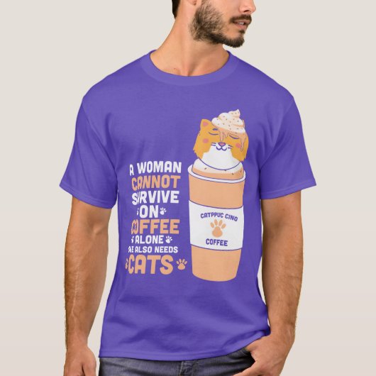KAT KOFFIE vrienden T-shirt (Voorkant)