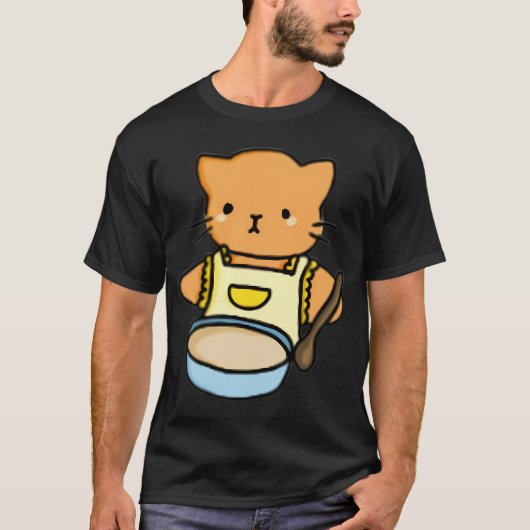 Kat koken t-shirt (Voorkant)