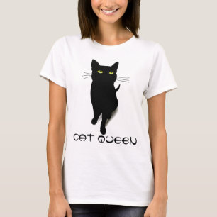 Kat koningin kat grappig schattig shirt