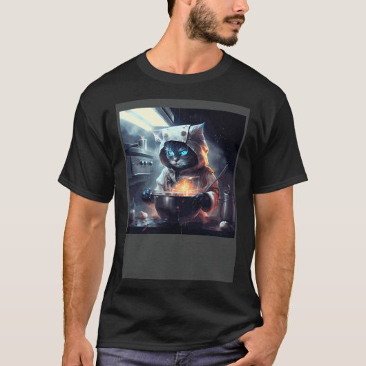 Kat Kookt Regenachtig T-shirt (Voorkant)
