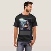 Kat Kookt Regenachtig T-shirt (Voorkant volledig)