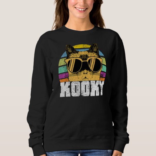 Kat Kooky Kat Dragen Zonnebril 4 Trui (Voorkant)