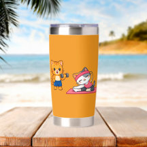 Kat Koppel Gym Geïsoleerde Tumbler