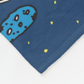 kat kosmos kosmonautraket fleece deken (Hoek)