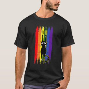 kat krabben gay pride kitten paw trots lgbt q t-shirt