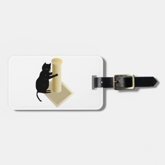 Kat krabpaal Bagagelabels (Voorkant horizontaal)