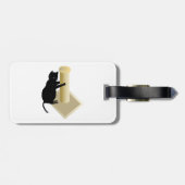 Kat krabpaal Bagagelabels (Achterkant horizontaal)