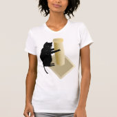 Kat krabpaal vrouwen T-shirt (Voorkant)