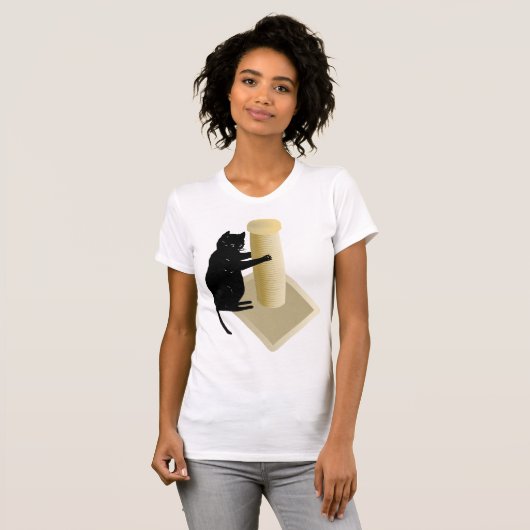 Kat krabpaal vrouwen T-shirt (Voorkant volledig)