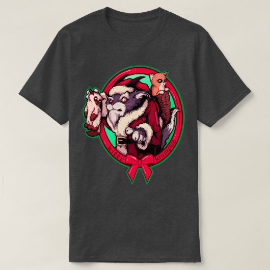 Kat Krampus T-shirt (Design voorkant)