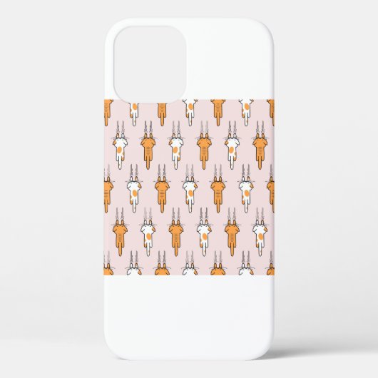 Kat kras naadloos patroon Case-Mate iPhone case (Achterkant)