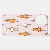Kat kras naadloos patroon Case-Mate iPhone case (Achterkant (horizontaal))