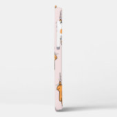 Kat kras naadloos patroon Case-Mate iPhone case (Achterkant / Links)