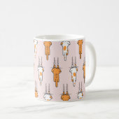 Kat kras naadloos patroon koffiemok (Voorkant rechts)